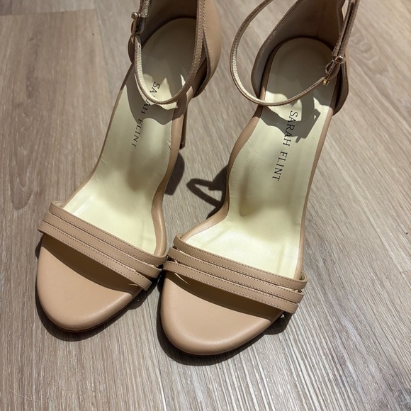 Sarah Flint Grear 85 Nude Leather Sandals Women’s Size 6 (EU 36) – Made in Italy - Picture 1 of 7